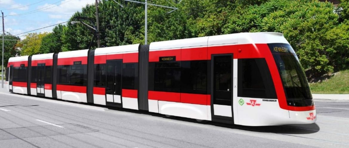 Eglinton LRT train prototype